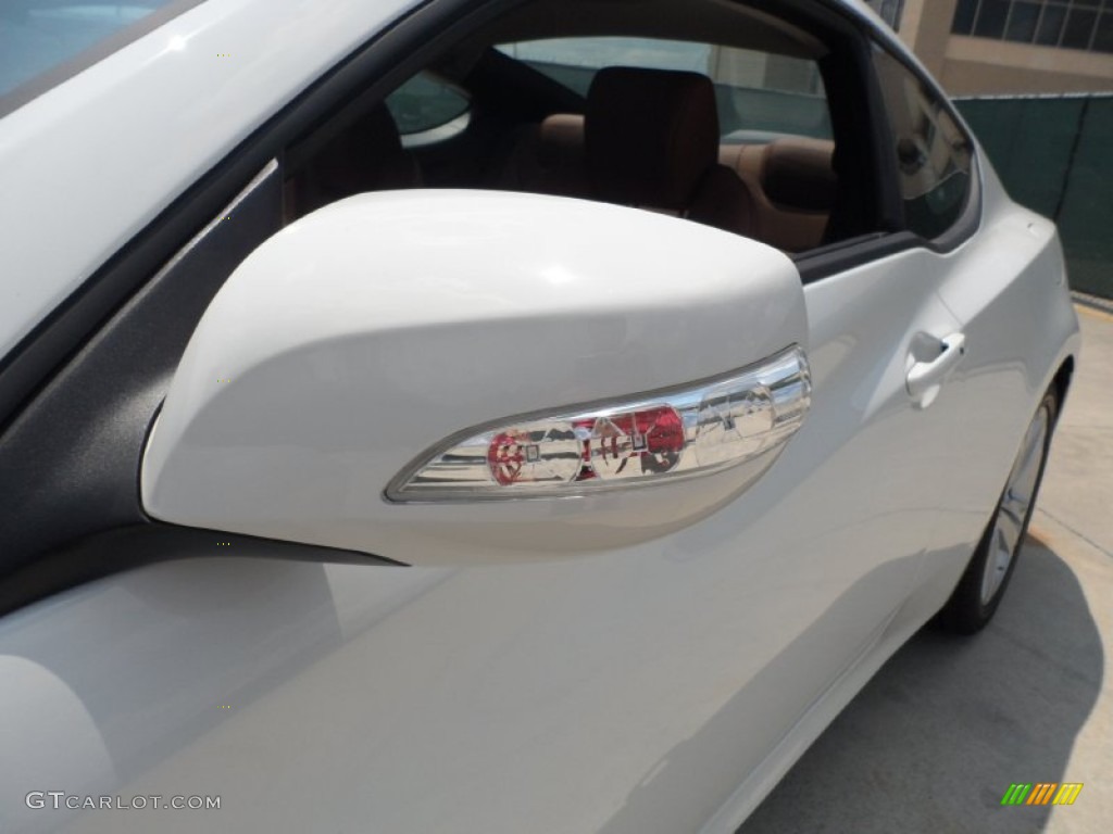 2012 Genesis Coupe 3.8 Grand Touring - Karussell White / Brown Leather photo #12