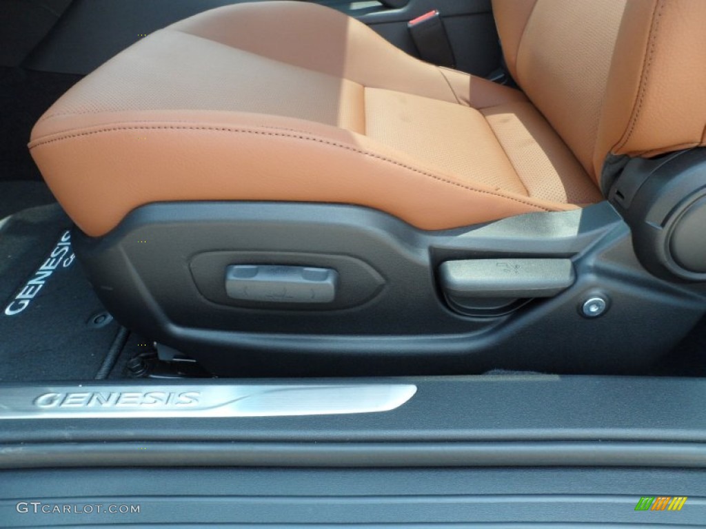 2012 Genesis Coupe 3.8 Grand Touring - Karussell White / Brown Leather photo #23
