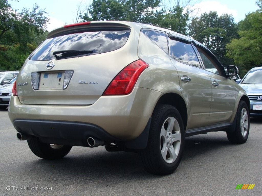 2005 Murano SL AWD - Glacier Pearl White / Cafe Latte photo #8