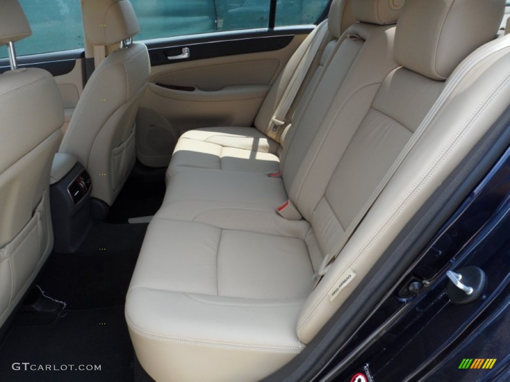 Cashmere Interior 2012 Hyundai Genesis 3.8 Sedan Photo #53315265
