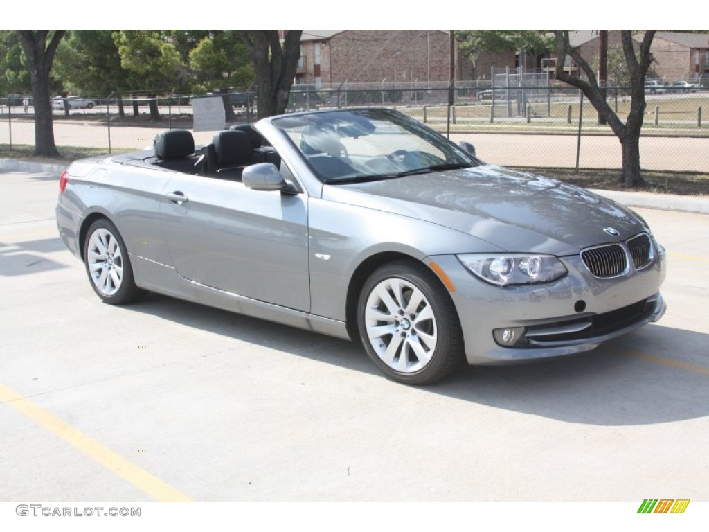 2011 3 Series 328i Convertible - Space Gray Metallic / Black photo #6