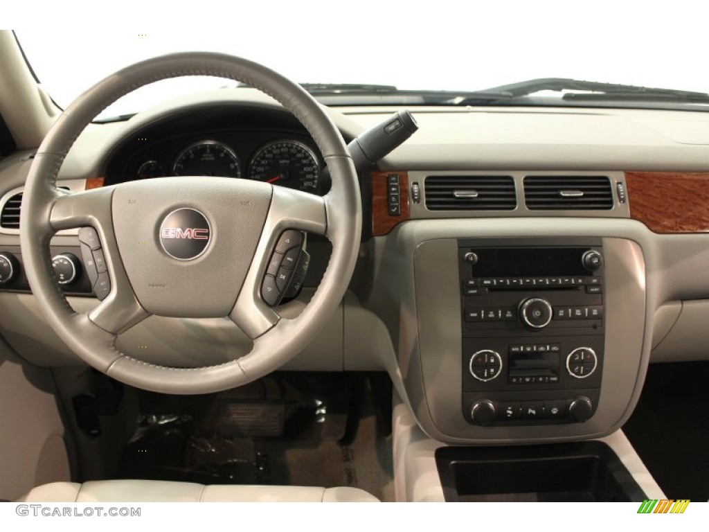 2008 Sierra 1500 SLE Extended Cab 4x4 - Steel Gray Metallic / Cocoa/Light Cashmere photo #16