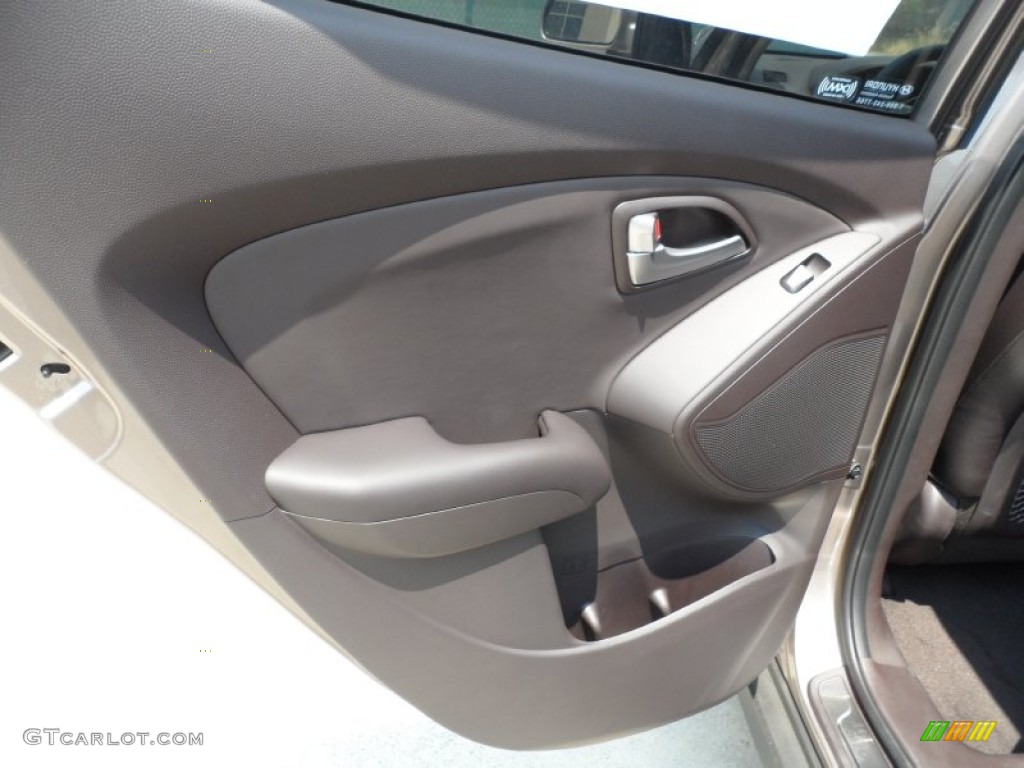 2012 Hyundai Tucson Limited Taupe Door Panel Photo #53316528