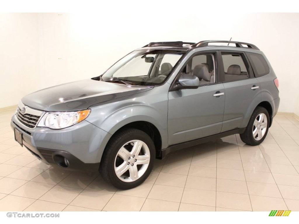 2009 Forester 2.5 X L.L.Bean Edition - Sage Green Metallic / Platinum photo #3