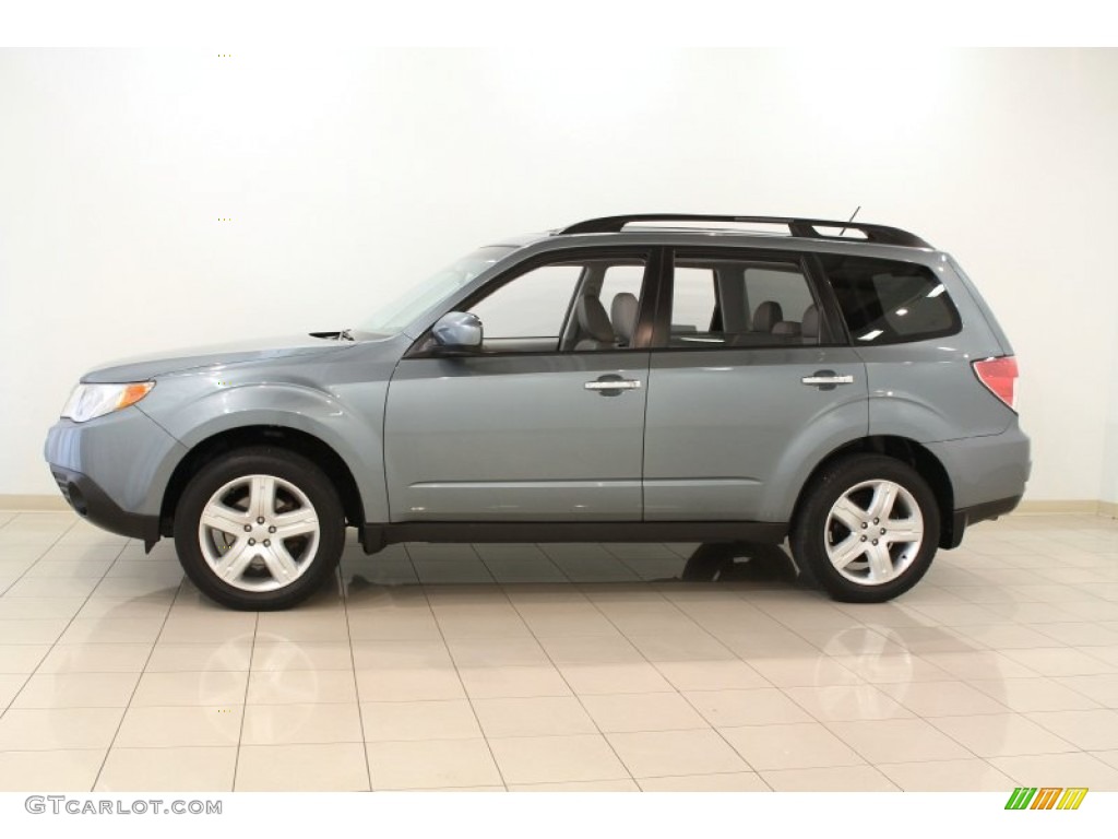 2009 Forester 2.5 X L.L.Bean Edition - Sage Green Metallic / Platinum photo #4