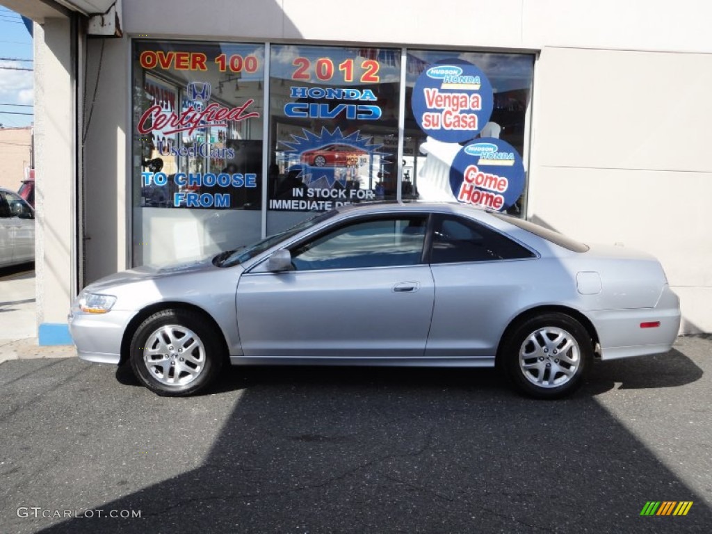 2002 Accord EX V6 Coupe - Satin Silver Metallic / Charcoal photo #3