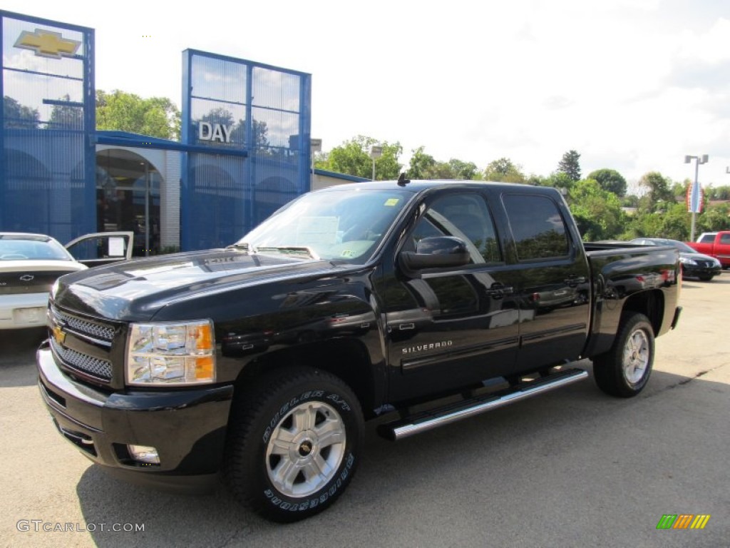 2011 Silverado 1500 LT Crew Cab 4x4 - Black / Ebony photo #1