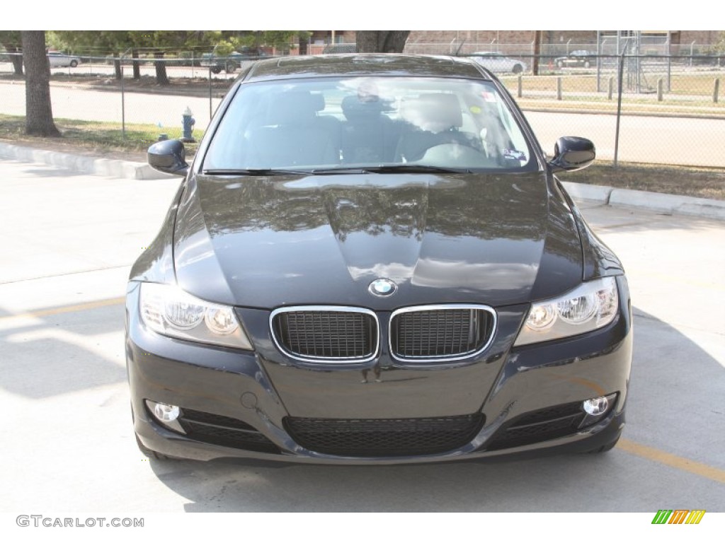 2011 3 Series 328i Sedan - Black Sapphire Metallic / Gray Dakota Leather photo #2