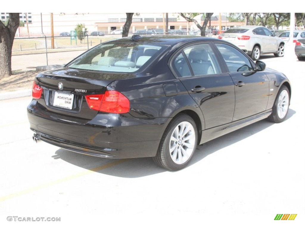 2011 3 Series 328i Sedan - Black Sapphire Metallic / Gray Dakota Leather photo #4