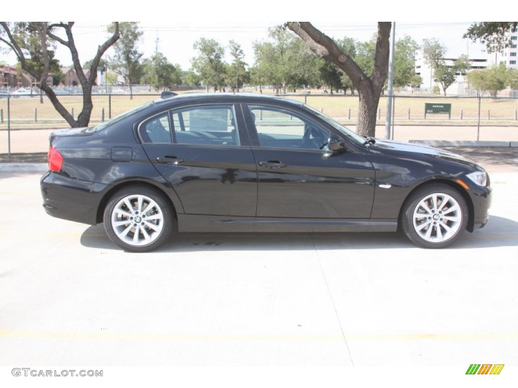 2011 3 Series 328i Sedan - Black Sapphire Metallic / Gray Dakota Leather photo #7