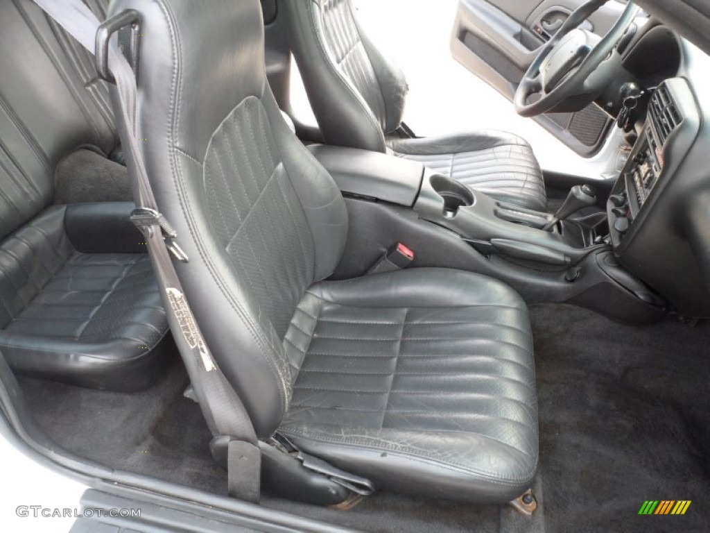 Ebony Interior 2001 Chevrolet Camaro Coupe Photo #53317197