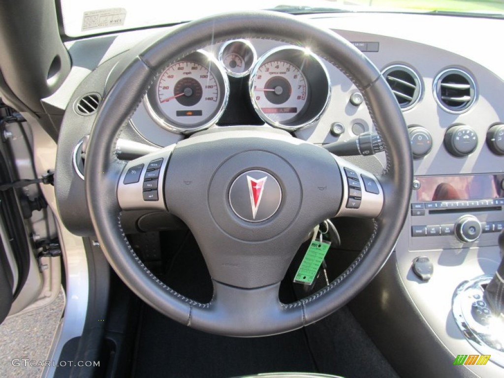 2007 Pontiac Solstice Roadster Ebony Dashboard Photo #53317875