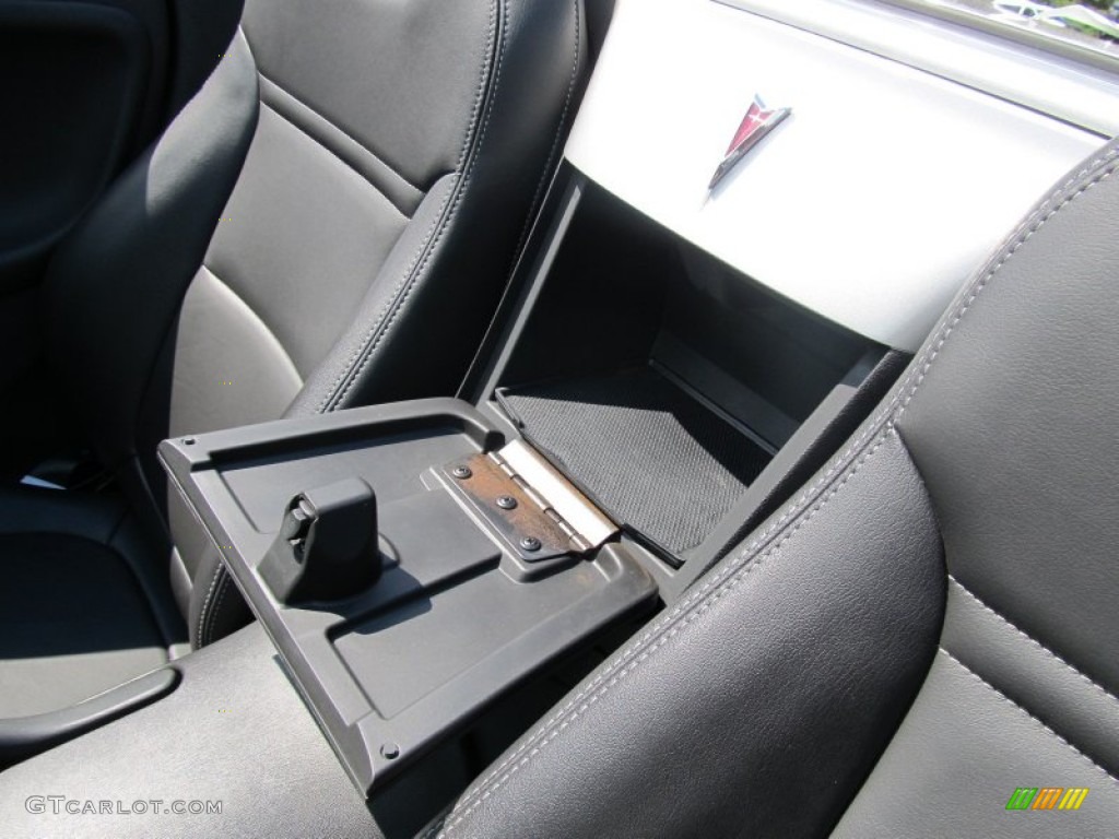 Ebony Interior 2007 Pontiac Solstice Roadster Photo #53317920