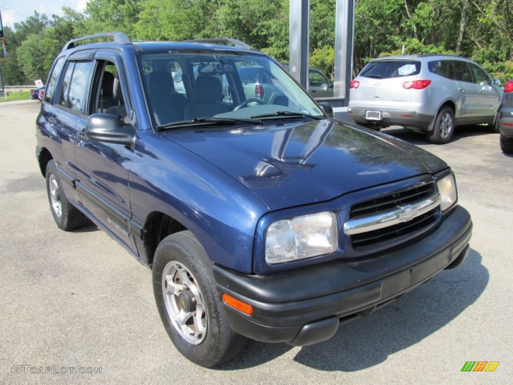 Dark Blue Metallic 2000 Chevrolet Tracker 4WD Hard Top Exterior Photo #53318064