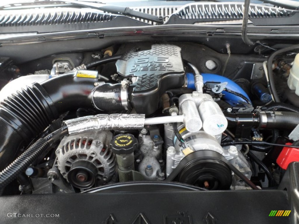 2002 Chevrolet Silverado 2500 LS Extended Cab 6.6 Liter OHV 32-Valve Duramax Turbo Diesel V8 Engine Photo #53318388
