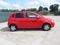 2004 Victory Red Chevrolet Aveo Hatchback  photo #2