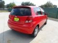 2004 Victory Red Chevrolet Aveo Hatchback  photo #3