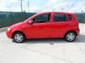 2004 Victory Red Chevrolet Aveo Hatchback  photo #6