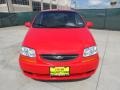 2004 Victory Red Chevrolet Aveo Hatchback  photo #8