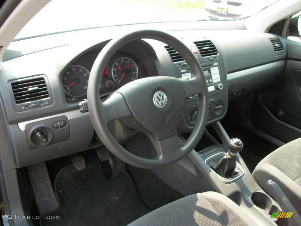 2009 Volkswagen Jetta S Sedan Anthracite Dashboard Photo #53320465