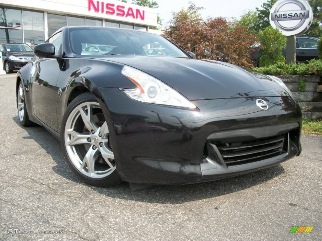 2009 370Z Sport Touring Coupe - Magnetic Black / Black Leather photo #1