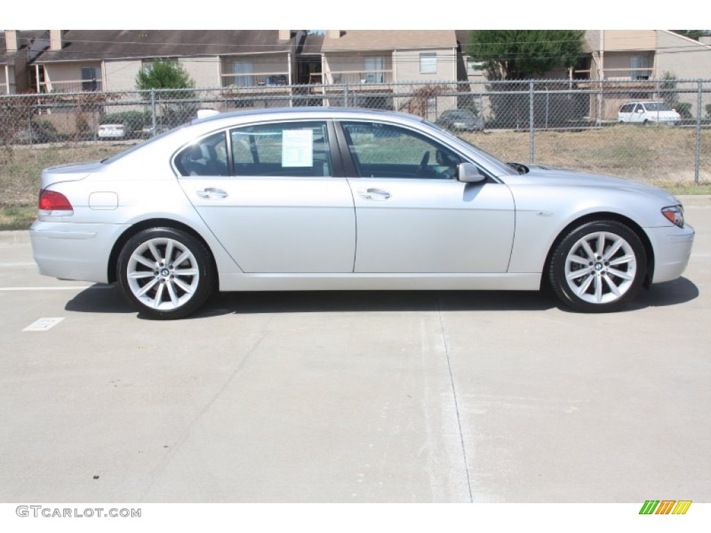 2008 7 Series 750Li Sedan - Titanium Silver Metallic / Black photo #7
