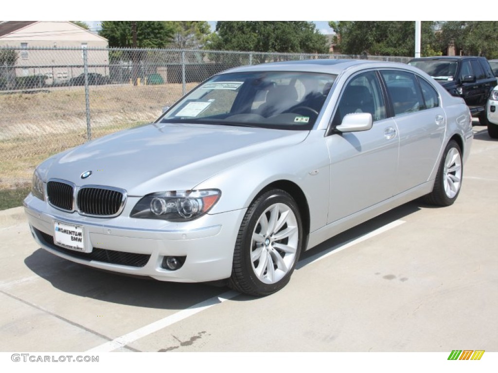 2008 7 Series 750Li Sedan - Titanium Silver Metallic / Black photo #11