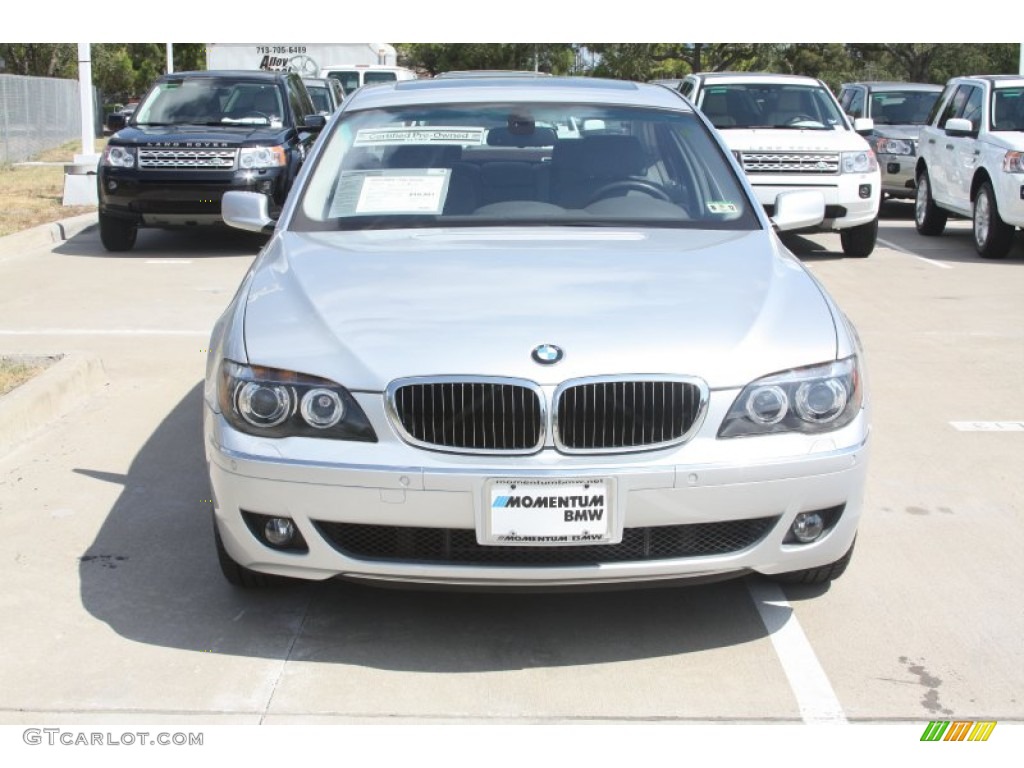 2008 7 Series 750Li Sedan - Titanium Silver Metallic / Black photo #12