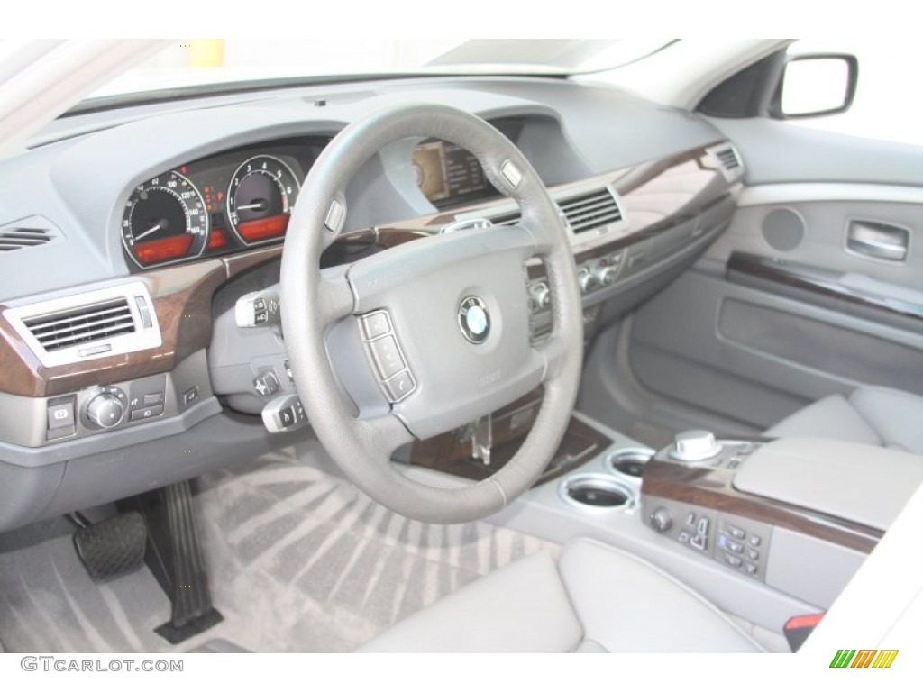 2008 7 Series 750Li Sedan - Titanium Silver Metallic / Black photo #13
