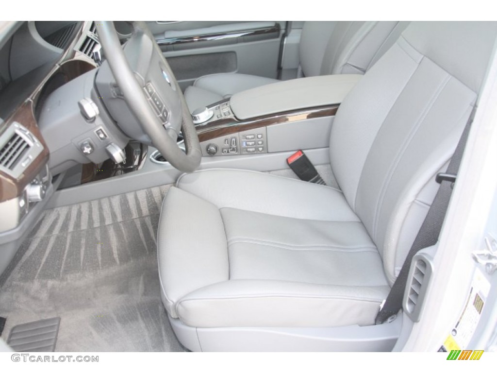 2008 7 Series 750Li Sedan - Titanium Silver Metallic / Black photo #14