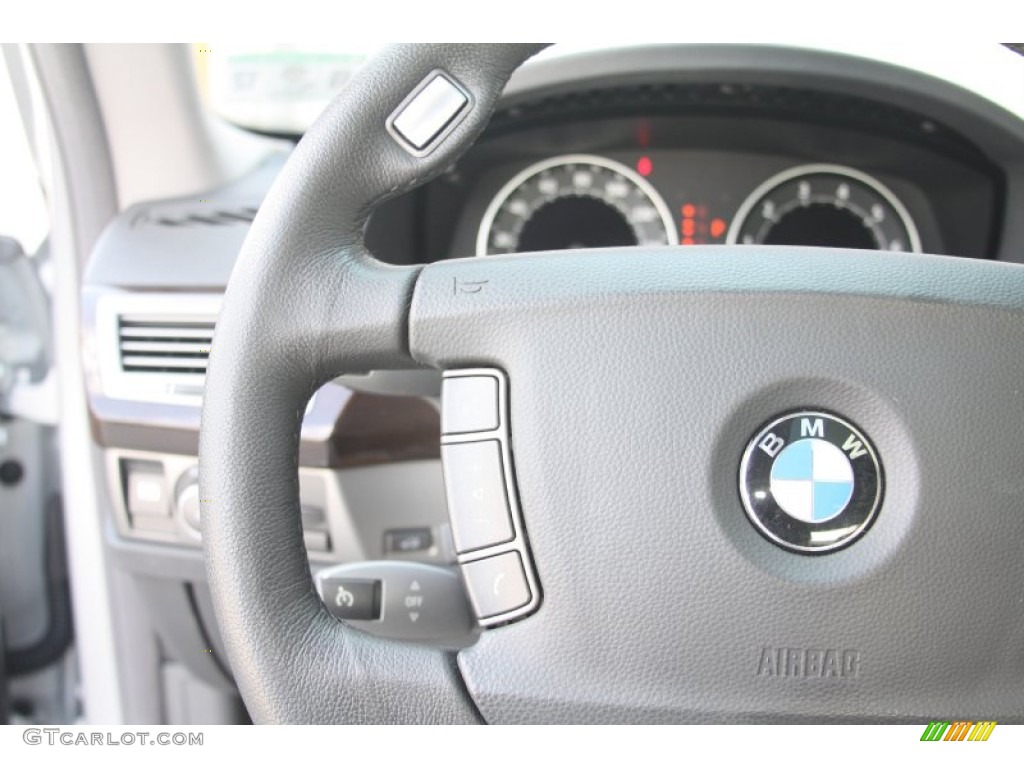 2008 7 Series 750Li Sedan - Titanium Silver Metallic / Black photo #28