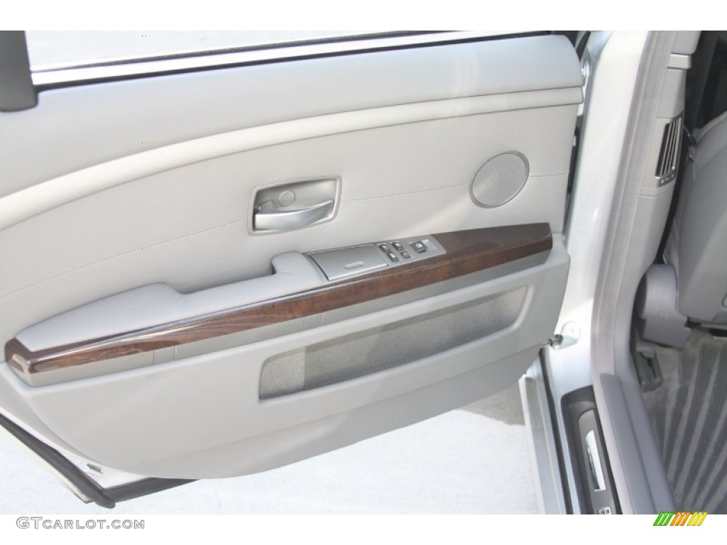 2008 7 Series 750Li Sedan - Titanium Silver Metallic / Black photo #32