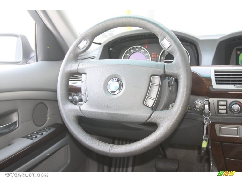 2008 7 Series 750Li Sedan - Titanium Silver Metallic / Black photo #35