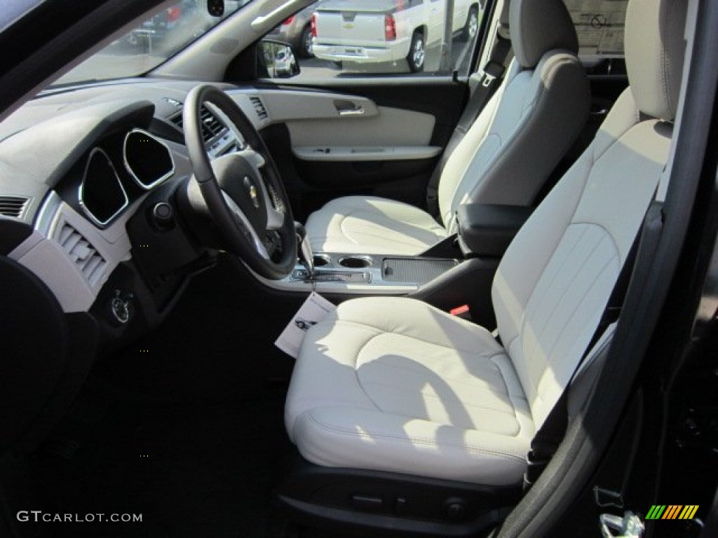 Light Gray/Ebony Interior 2012 Chevrolet Traverse LTZ AWD Photo #53323711