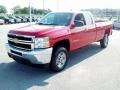 2011 Victory Red Chevrolet Silverado 2500HD Extended Cab 4x4  photo #10