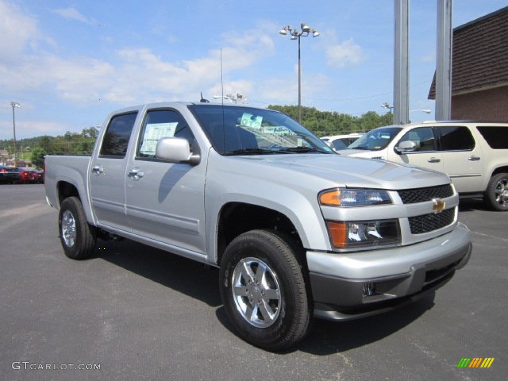 2012 Colorado LT Crew Cab 4x4 - Sheer Silver Metallic / Ebony photo #1