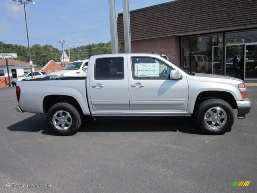 Sheer Silver Metallic 2012 Chevrolet Colorado LT Crew Cab 4x4 Exterior Photo #53324272