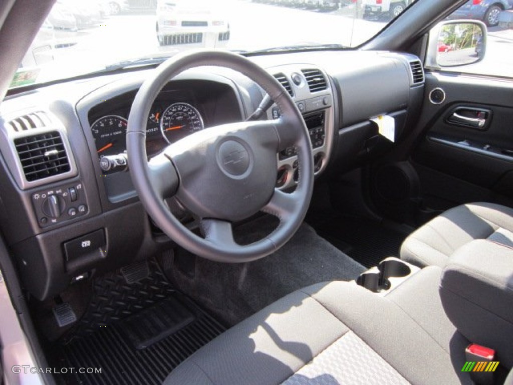 Ebony Interior 2012 Chevrolet Colorado LT Crew Cab 4x4 Photo #53324362
