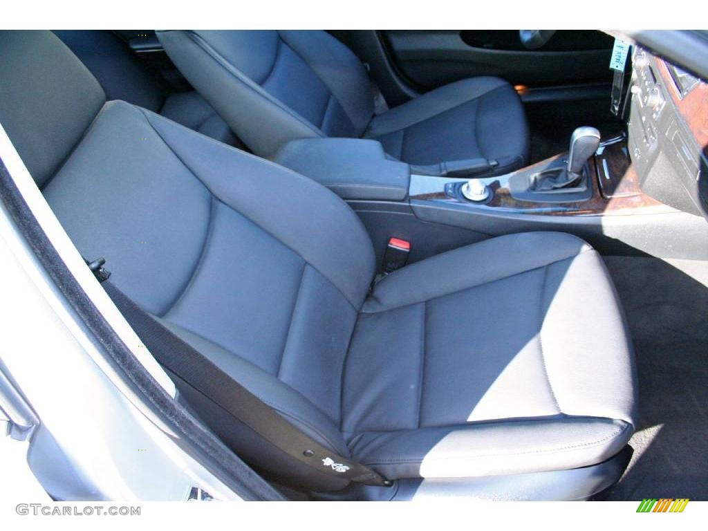 2006 3 Series 325i Sedan - Titanium Silver Metallic / Black photo #12