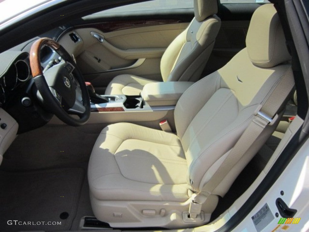 Cashmere/Cocoa Interior 2012 Cadillac CTS 4 AWD Coupe Photo #53324536
