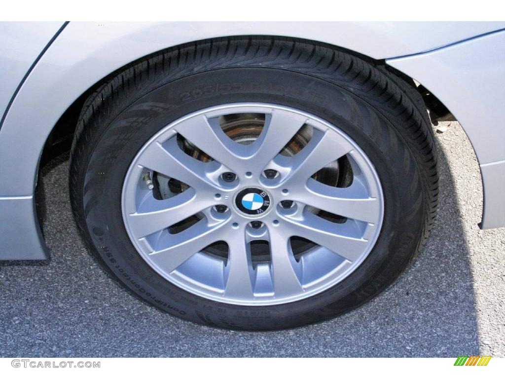 2006 3 Series 325i Sedan - Titanium Silver Metallic / Black photo #14