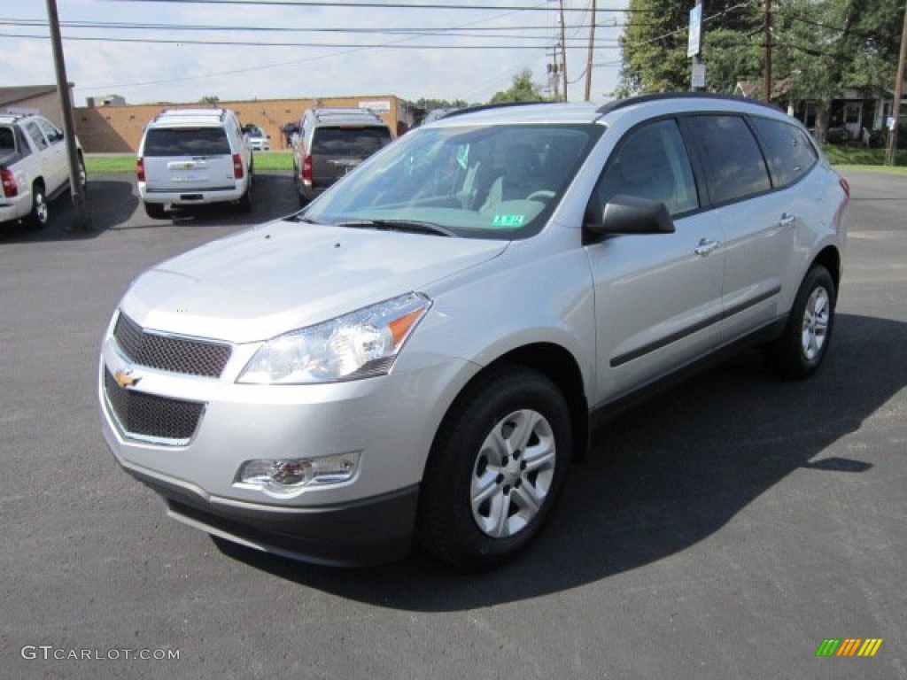 Silver Ice Metallic 2012 Chevrolet Traverse LS AWD Exterior Photo #53324626