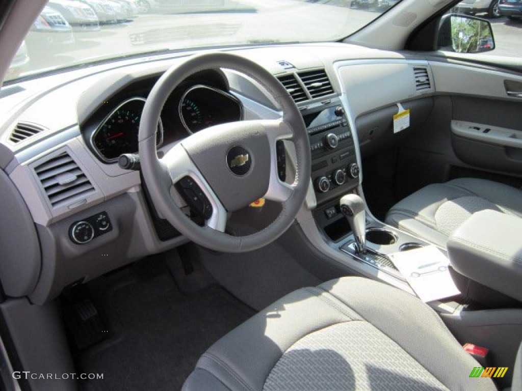 Dark Gray/Light Gray Interior 2012 Chevrolet Traverse LS AWD Photo #53324749