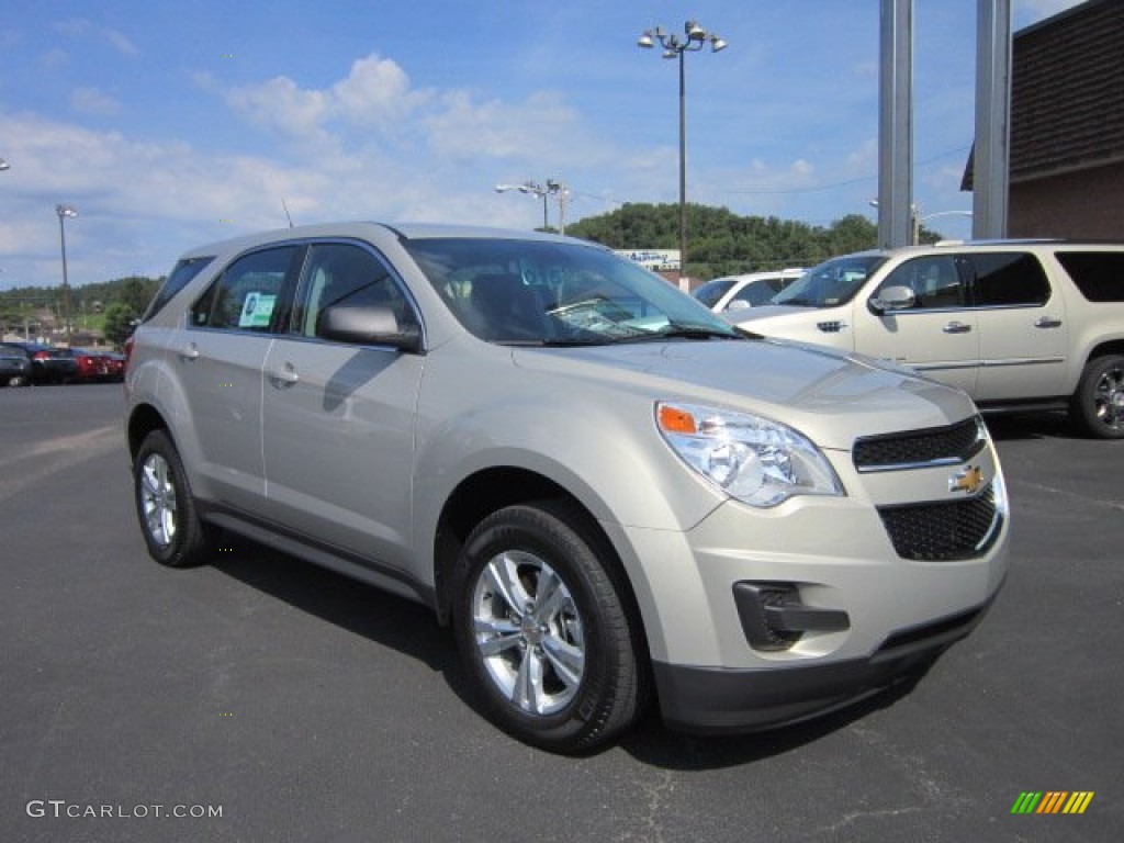 Gold Mist Metallic 2012 Chevrolet Equinox LS AWD Exterior Photo #53324779
