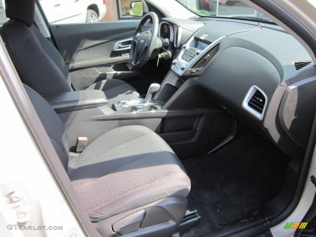 Jet Black Interior 2012 Chevrolet Equinox LS AWD Photo #53324854