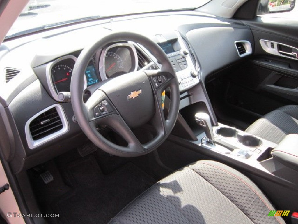 Jet Black Interior 2012 Chevrolet Equinox LS AWD Photo #53324920
