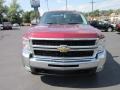 2009 Deep Ruby Metallic Chevrolet Silverado 2500HD LT Extended Cab 4x4  photo #2