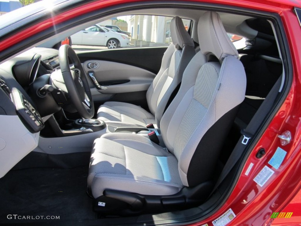 Gray Fabric Interior 2011 Honda CR-Z EX Sport Hybrid Photo #53325622