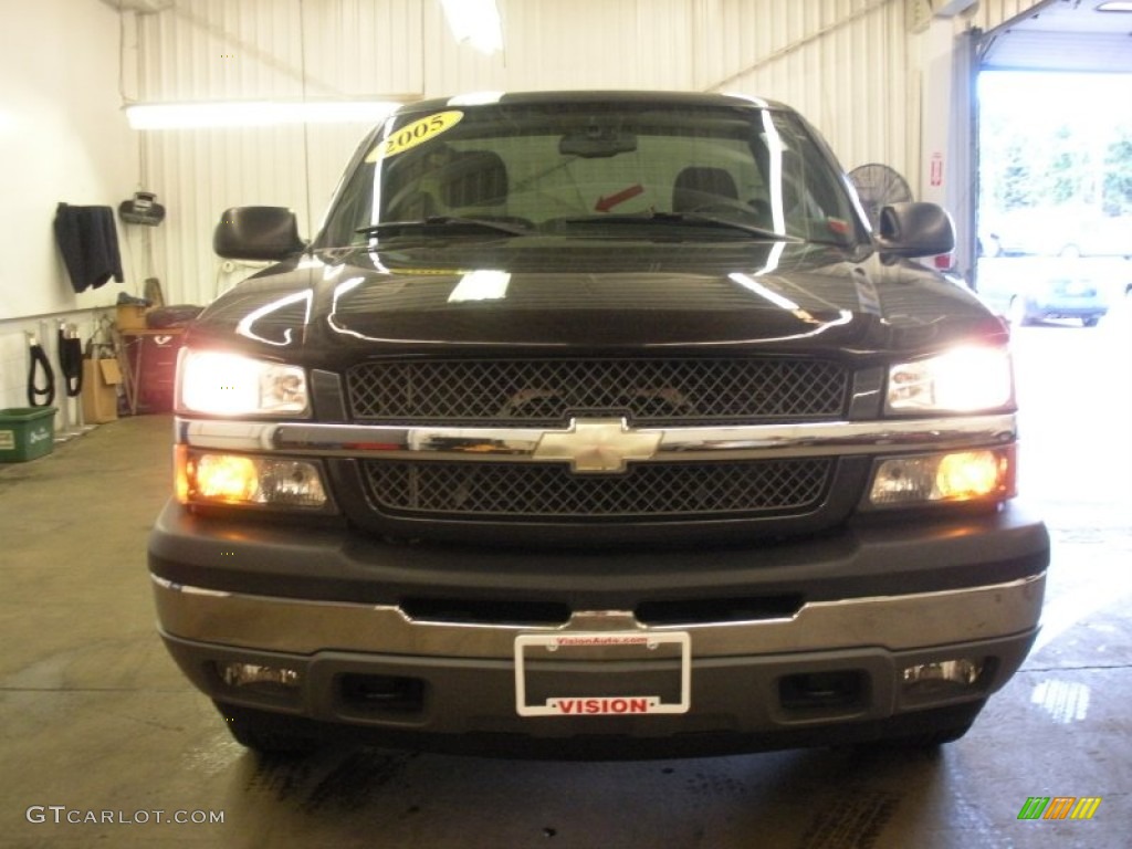 2005 Silverado 1500 Regular Cab 4x4 - Dark Gray Metallic / Dark Charcoal photo #10