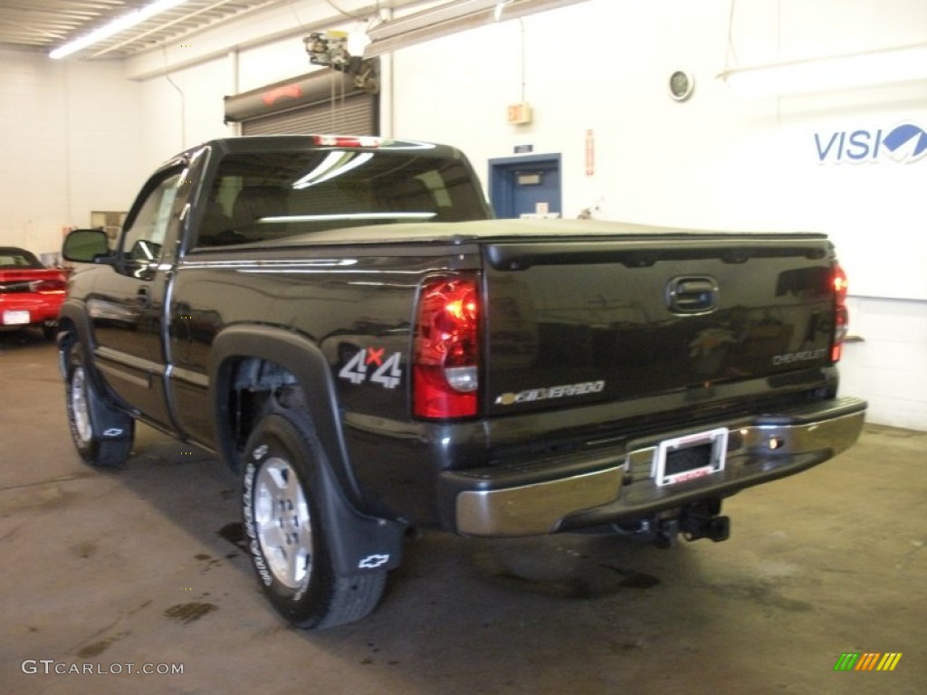 2005 Silverado 1500 Regular Cab 4x4 - Dark Gray Metallic / Dark Charcoal photo #13